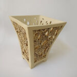 Square Sculpted Vase