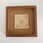 Framed ceramic tile (sold)