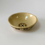 Small stoneware beige bowl