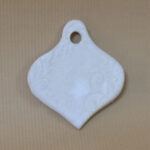 White Christmas Ornament