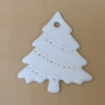 White Christmas Tree Ornament