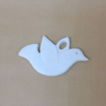 White Christmas Bird Ornament