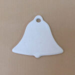 White Christmas Bell Ornament