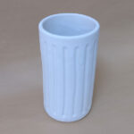 White Modern Cylinder Vase