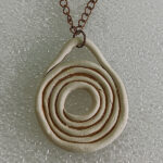 Stoneware off white Pendant