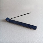 Blue Ceramic Incense Holder