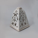 Unique handmade pyramid shape candle holder