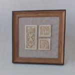 Framed wall or desk ceramic tiles