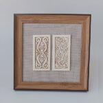 Framed wall or desk ceramic tiles