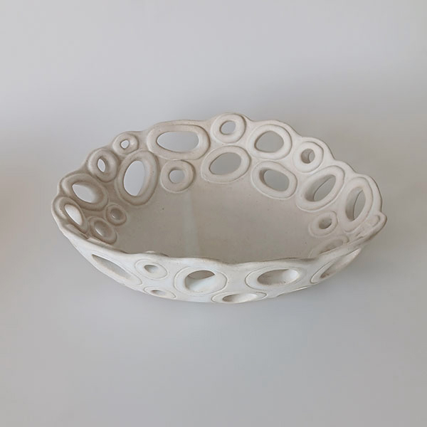 Handmade stoneware bowl